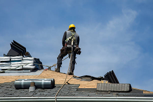 Professional Roof Repair technician working in Huntington Beach, CA